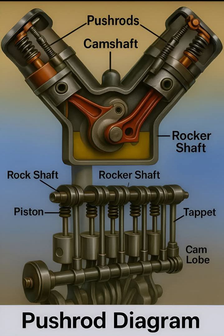 Pushrod Engine Diagram | Facebook