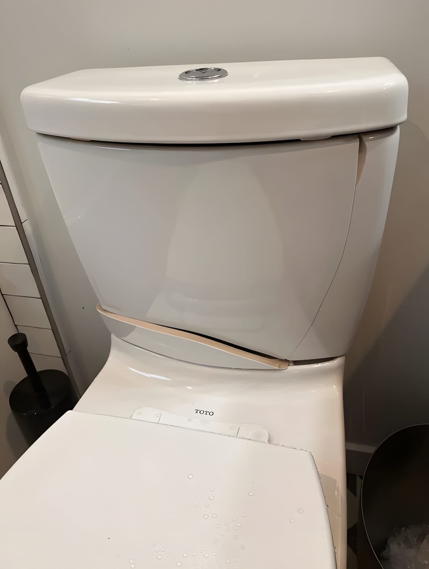 Plumbing - Exploding toilet tank? Woke up to this. How does this happen ...