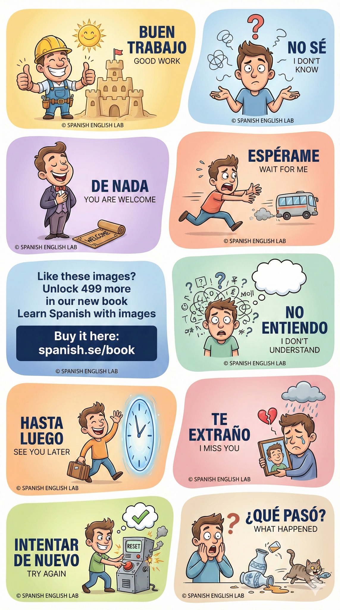 Spanish - Spanish Phrases for Real Life - Learn Spanish Phrases Easily ...