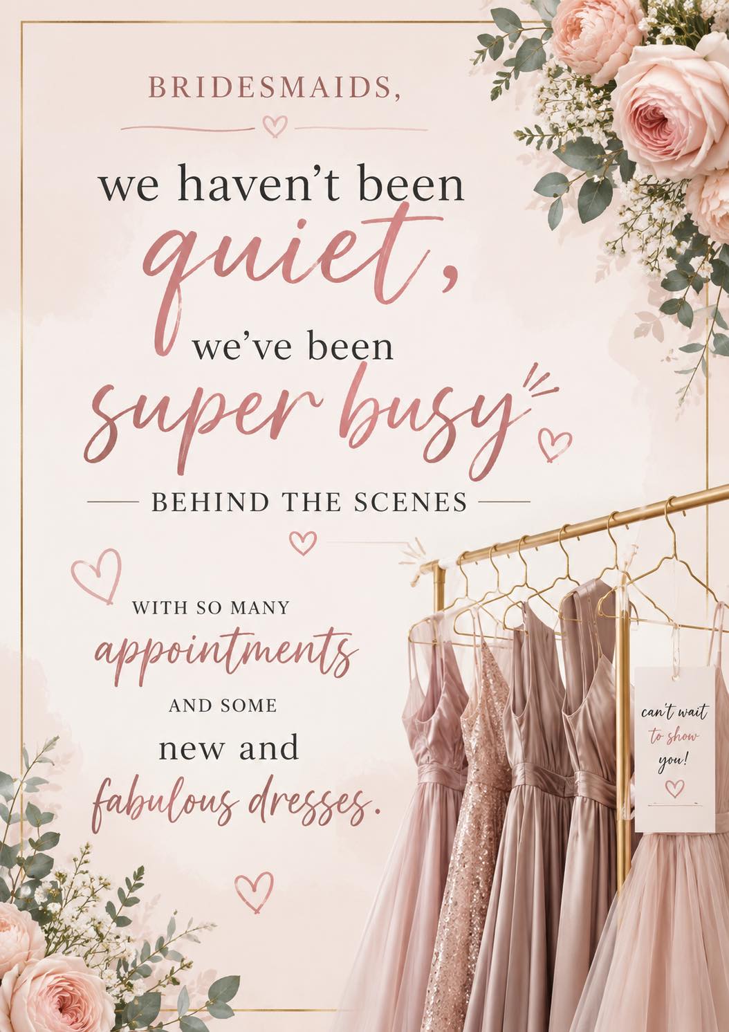 When to order bridesmaid dresses for wedding?