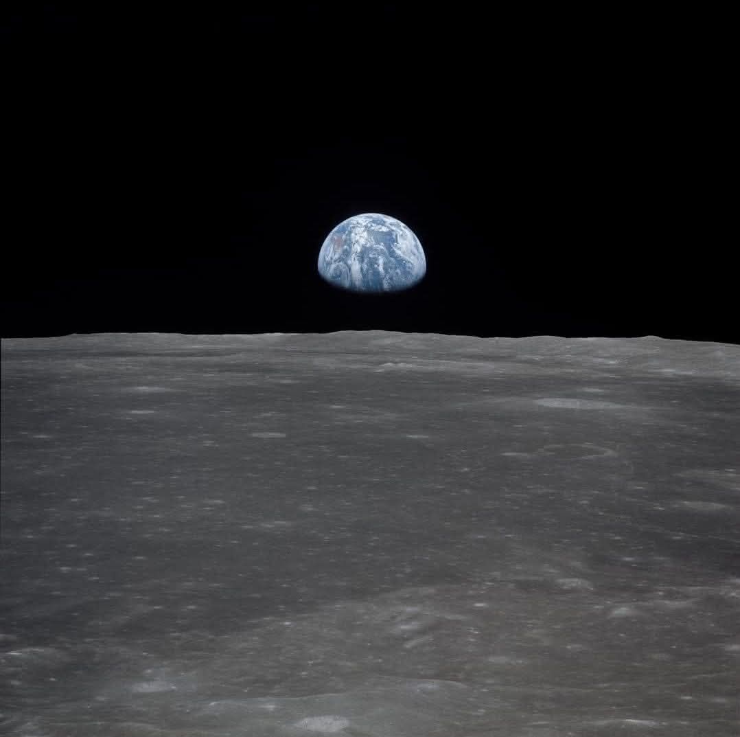 The first image of Earth from space in 1968