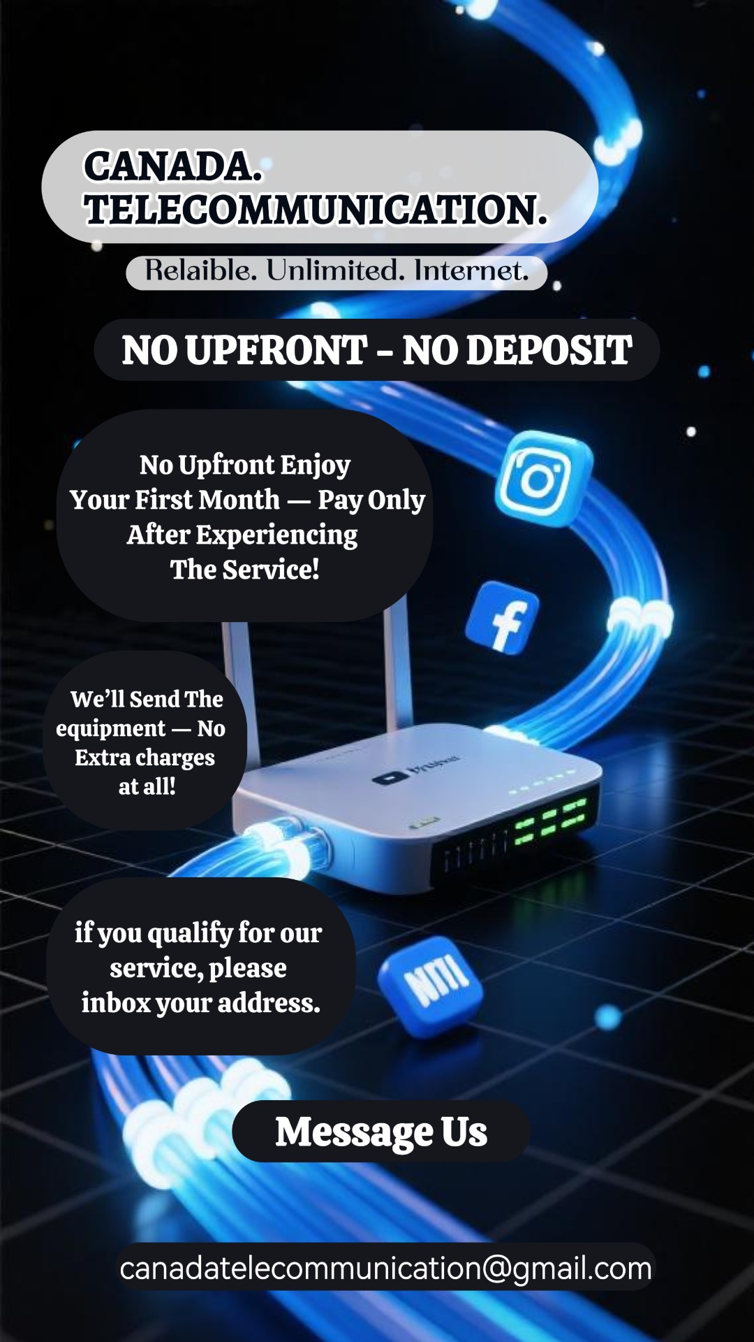 Canada - 𝗡𝗢 𝗗𝗘𝗣𝗢𝗦𝗜𝗧 - 𝗡𝗢 𝗖𝗢𝗡𝗧𝗥𝗔𝗖𝗧 Paying too much for cable and ...