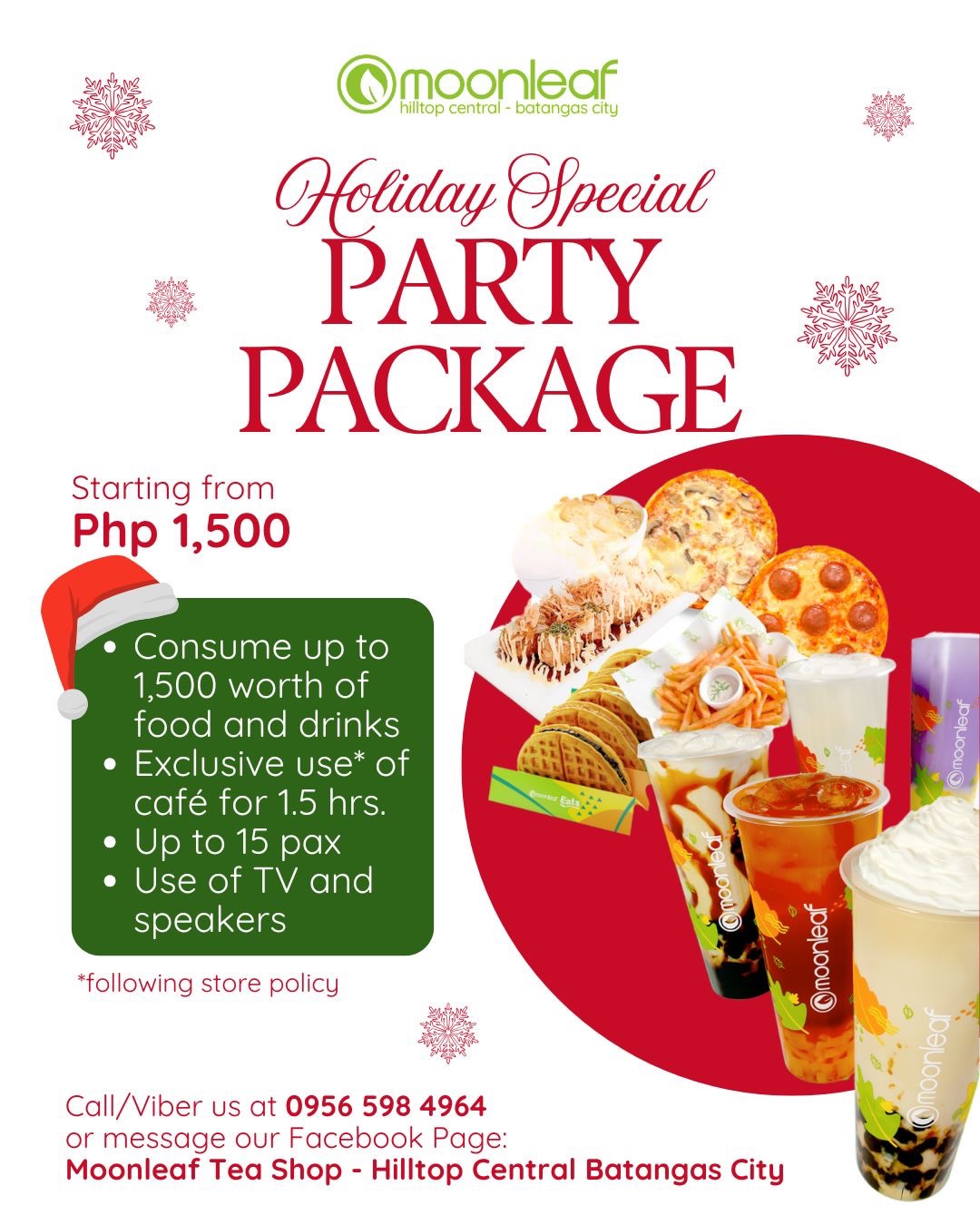 Moonleaf Tea Shop - Hilltop Central Batangas City | Batangas City