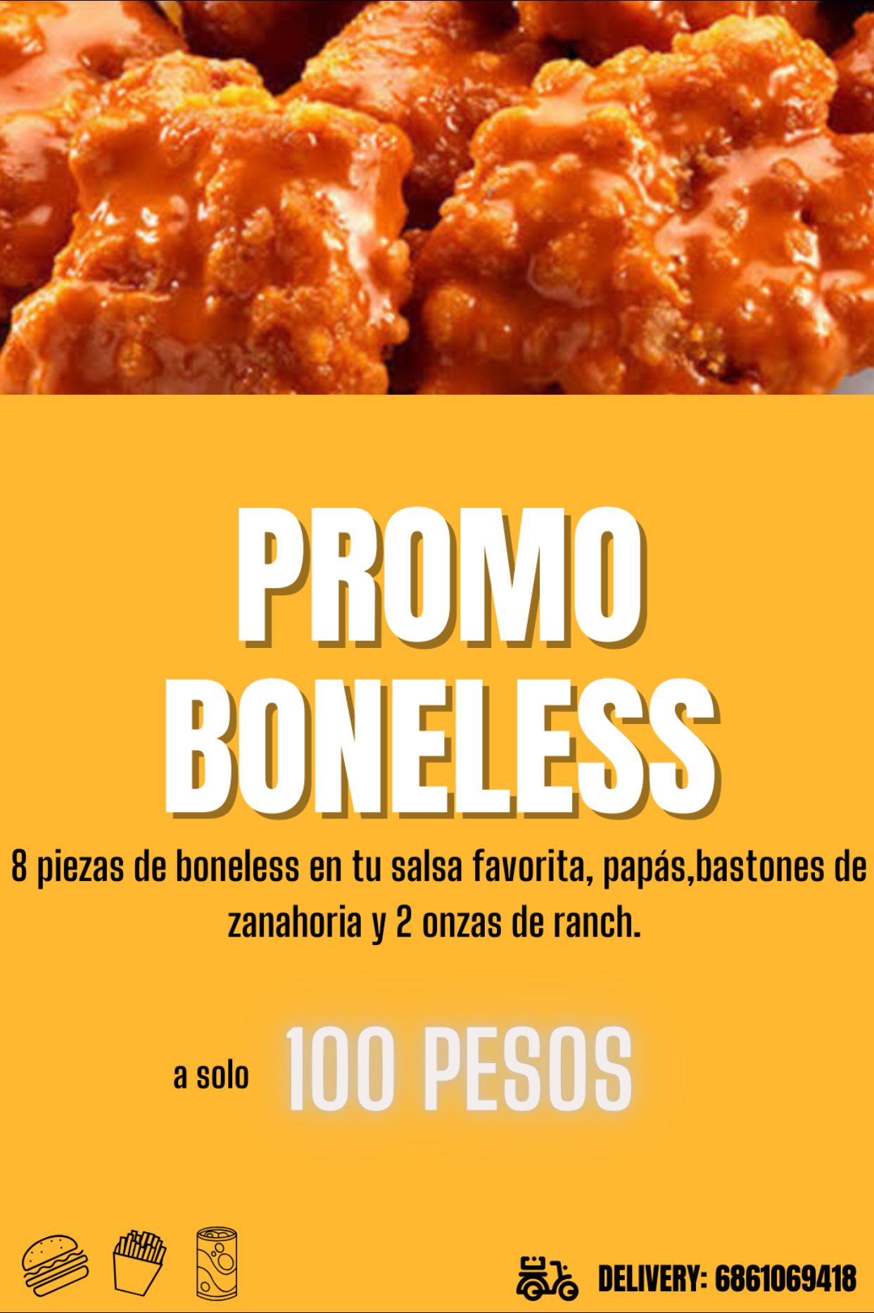 Eat Happy Boneless | Mexicali