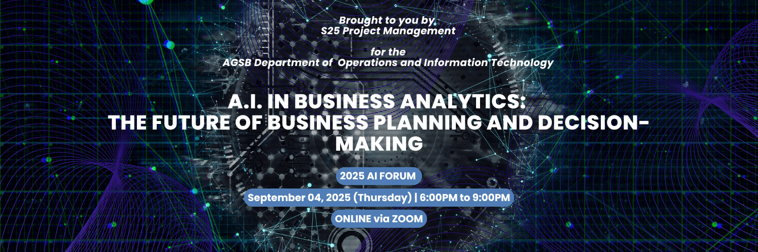 2025 AI FORUM 'AI in Business Analytics' | Makati