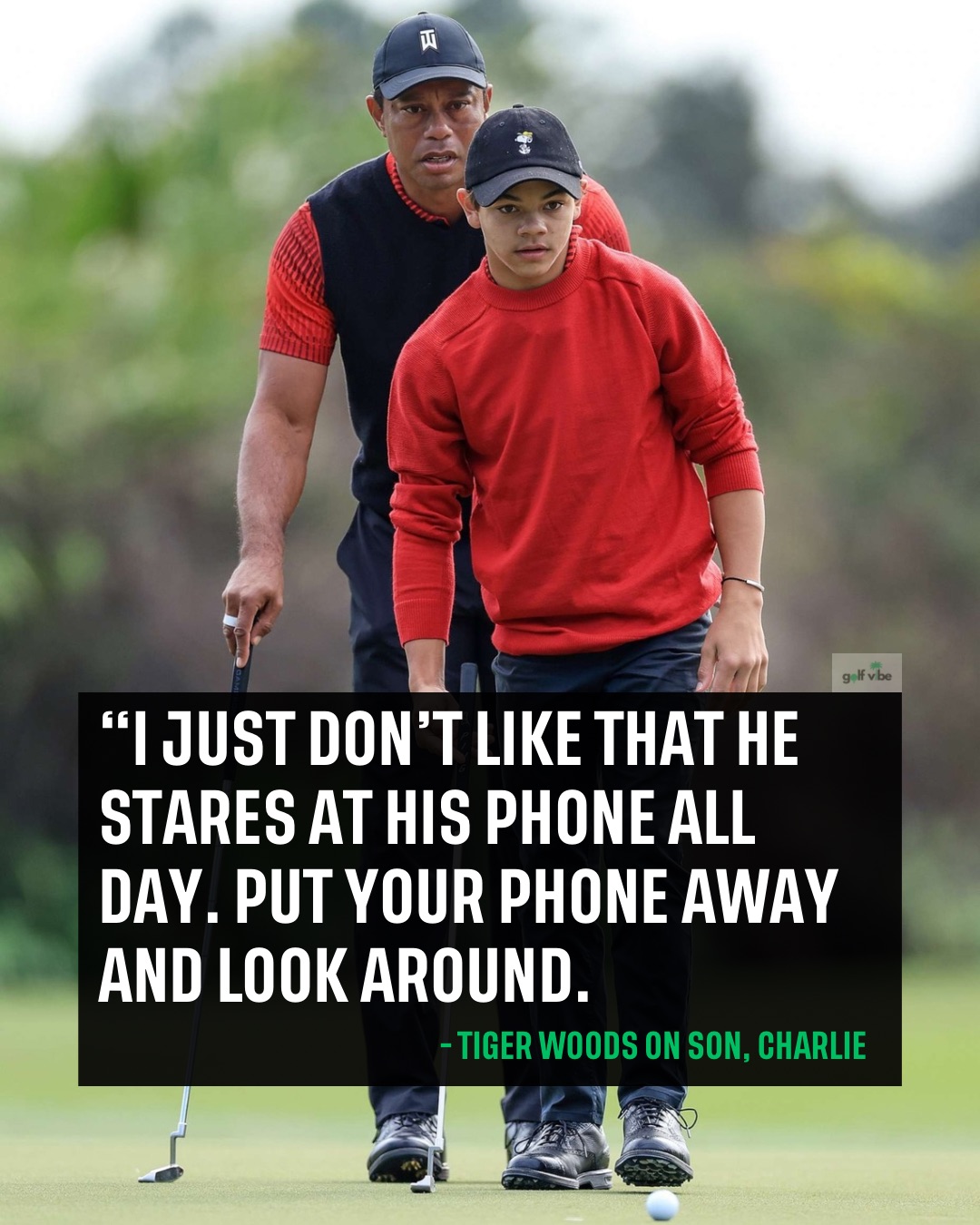 Golf - Tiger relating to dad’s everywhere 🤣🐅 | Facebook