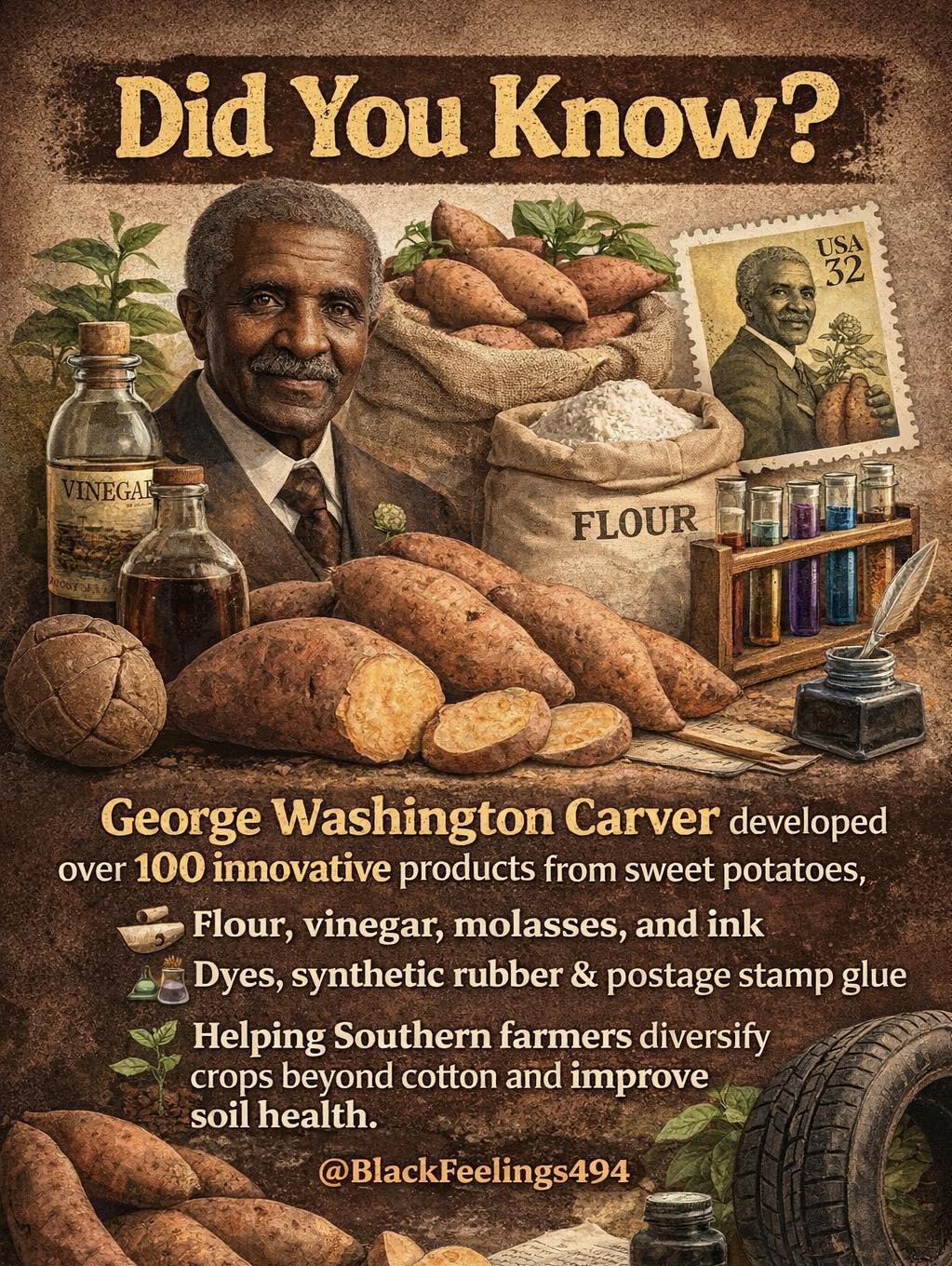George Washington Carver didn’t just... - Blackfeelings494 | Facebook