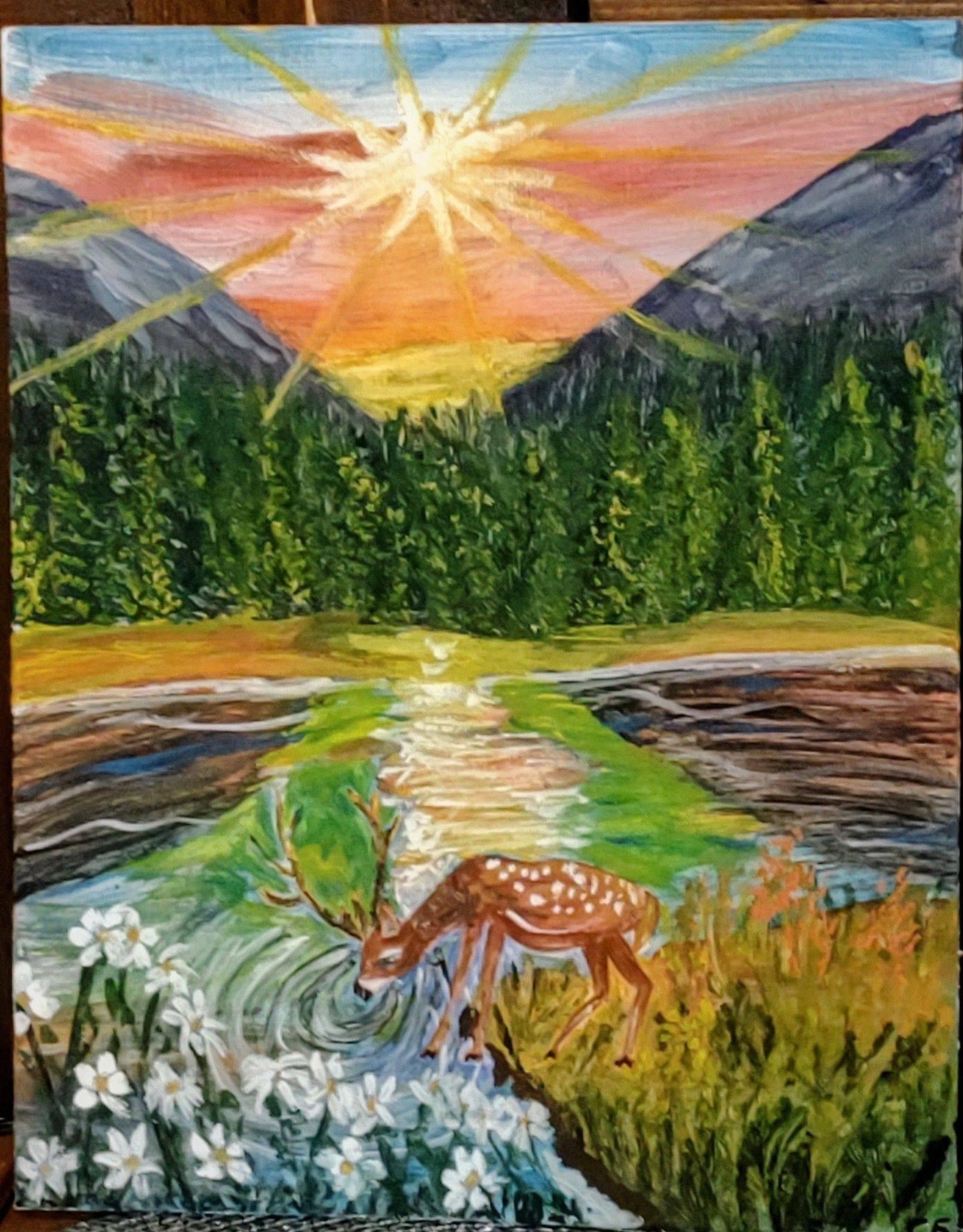 Sunset Aglow 16x20