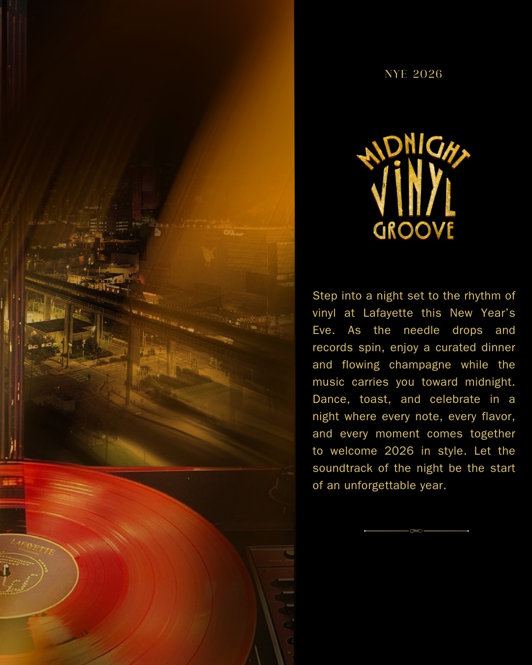 Lafayette Miami - Vinyl sets the rhythm for NYE at... | Facebook
