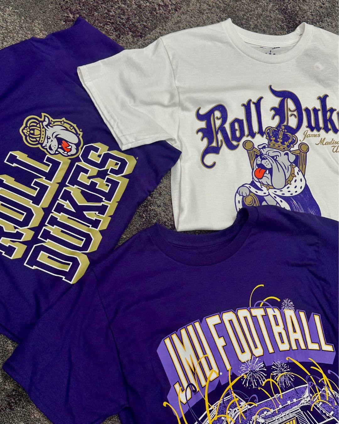 New Campus Roots apparel by Champion at JMU Bookstore