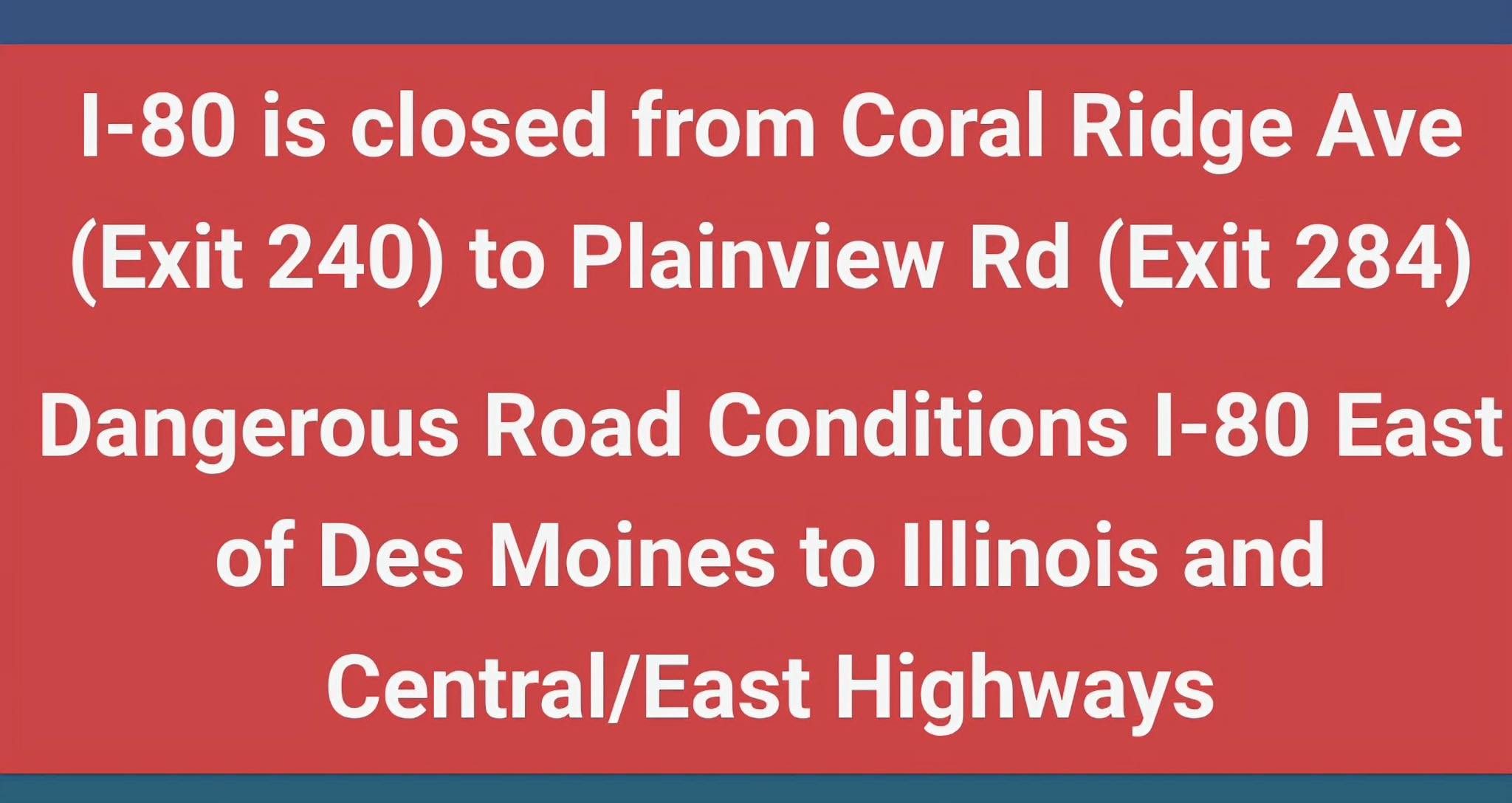 Johnson... - Johnson County Emergency Management Agency - Iowa | Facebook