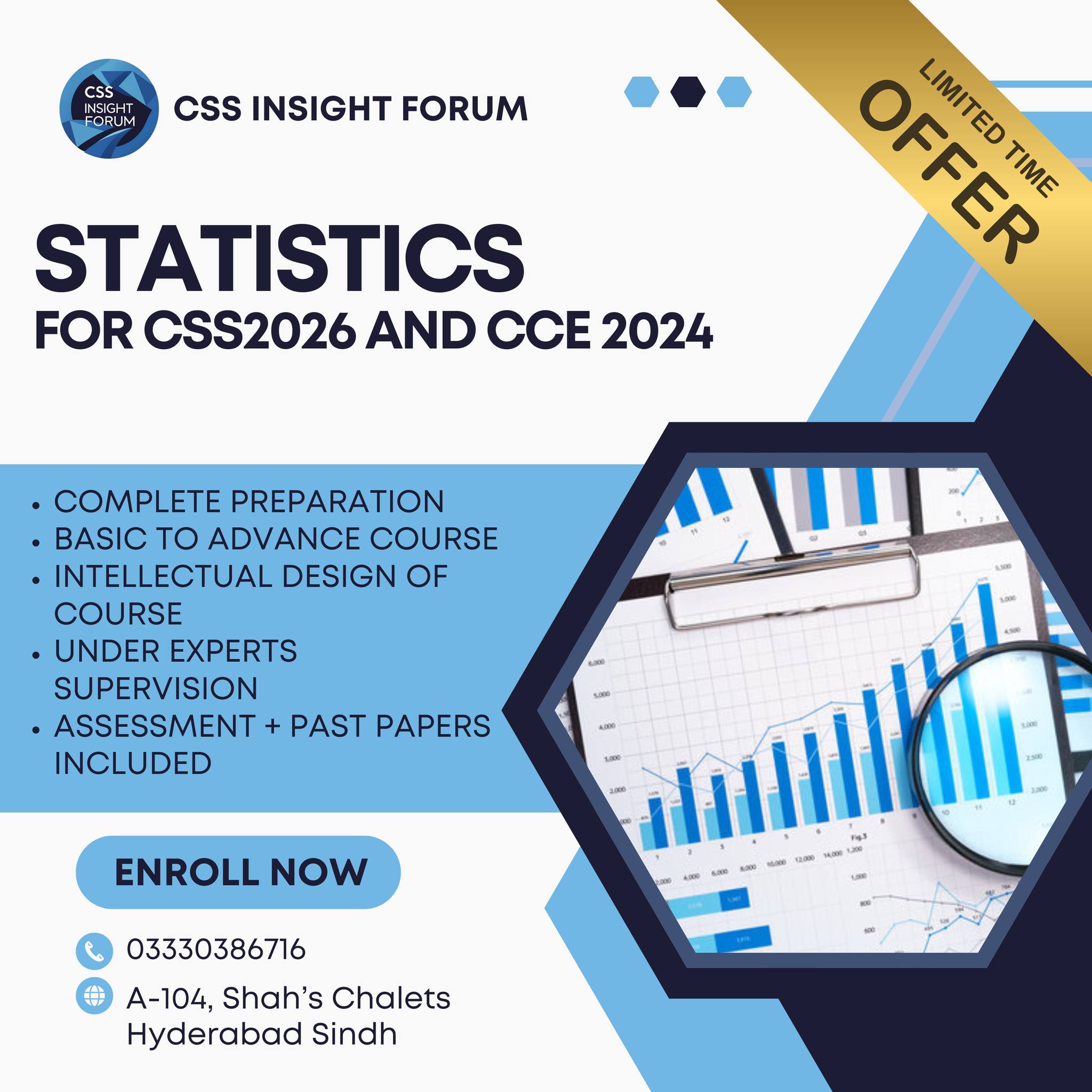 🎯 ADMISSIONS OPEN – STATISTICS BATCH... - CSS Insight Forum | Facebook
