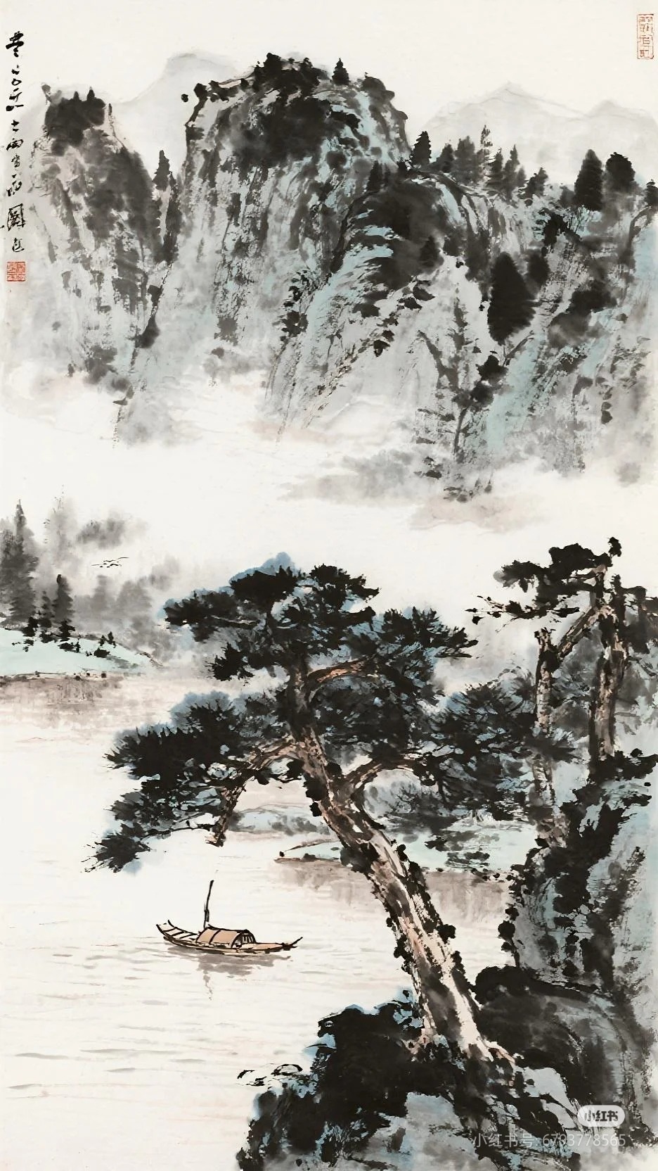 古风水墨画