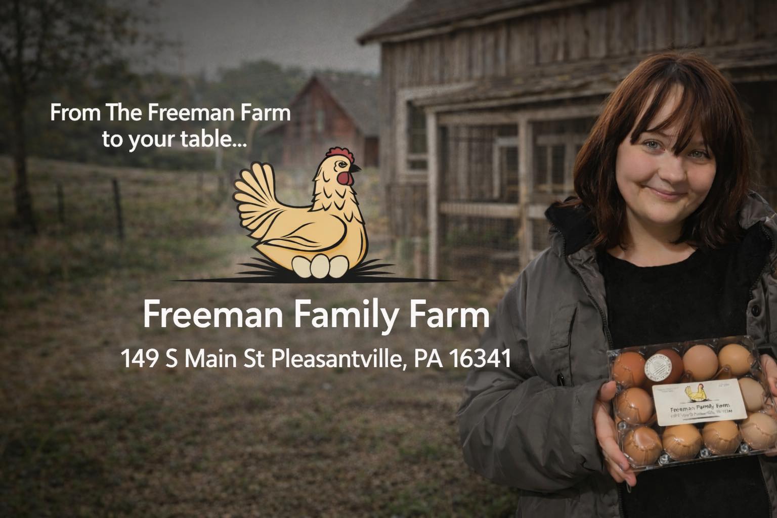 The Freeman Family Farm Fresh Eggs | Pleasantville PA