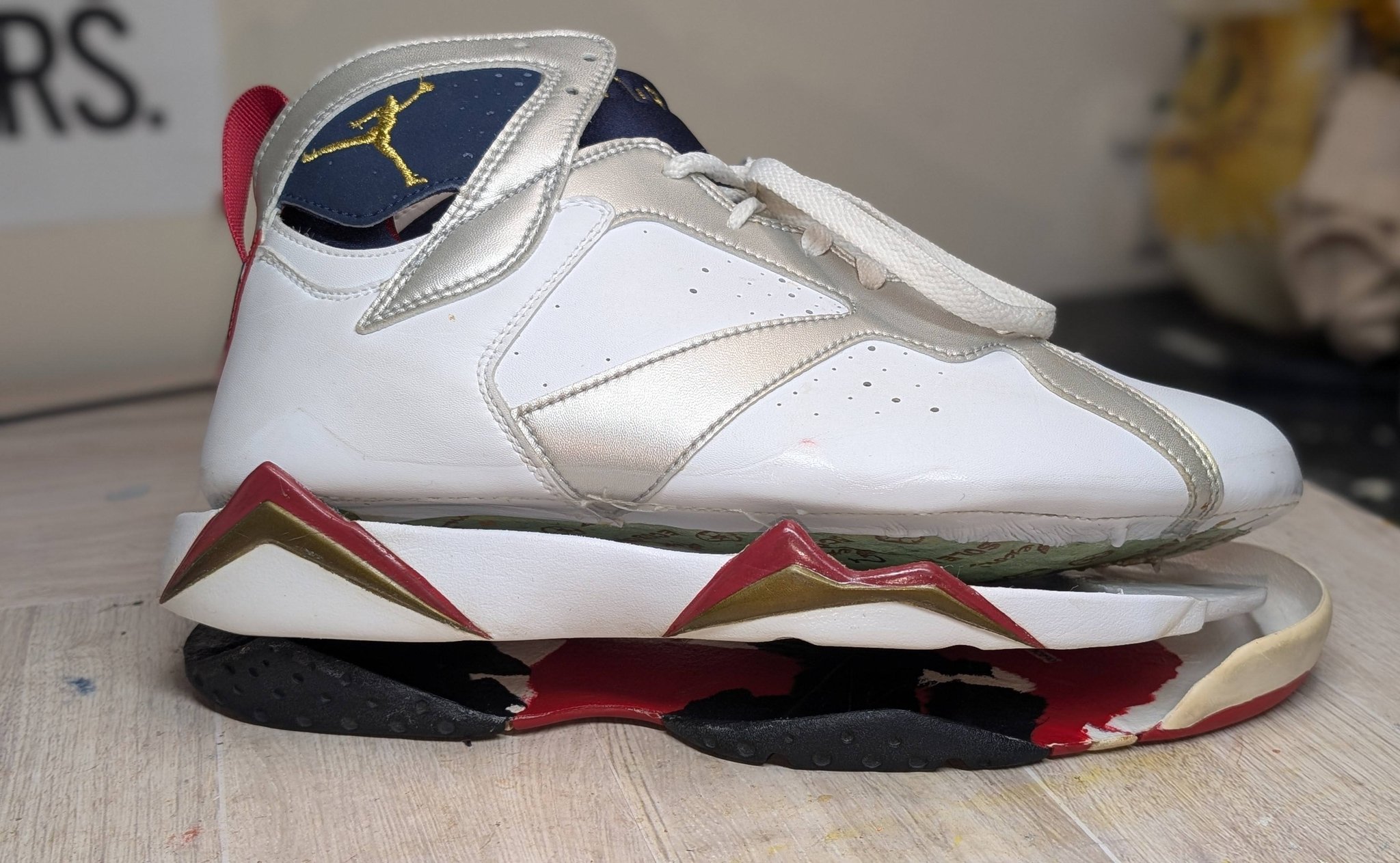 Another 2004 Olympic 7 Fully Reglued ?? Pretty cool the owner 