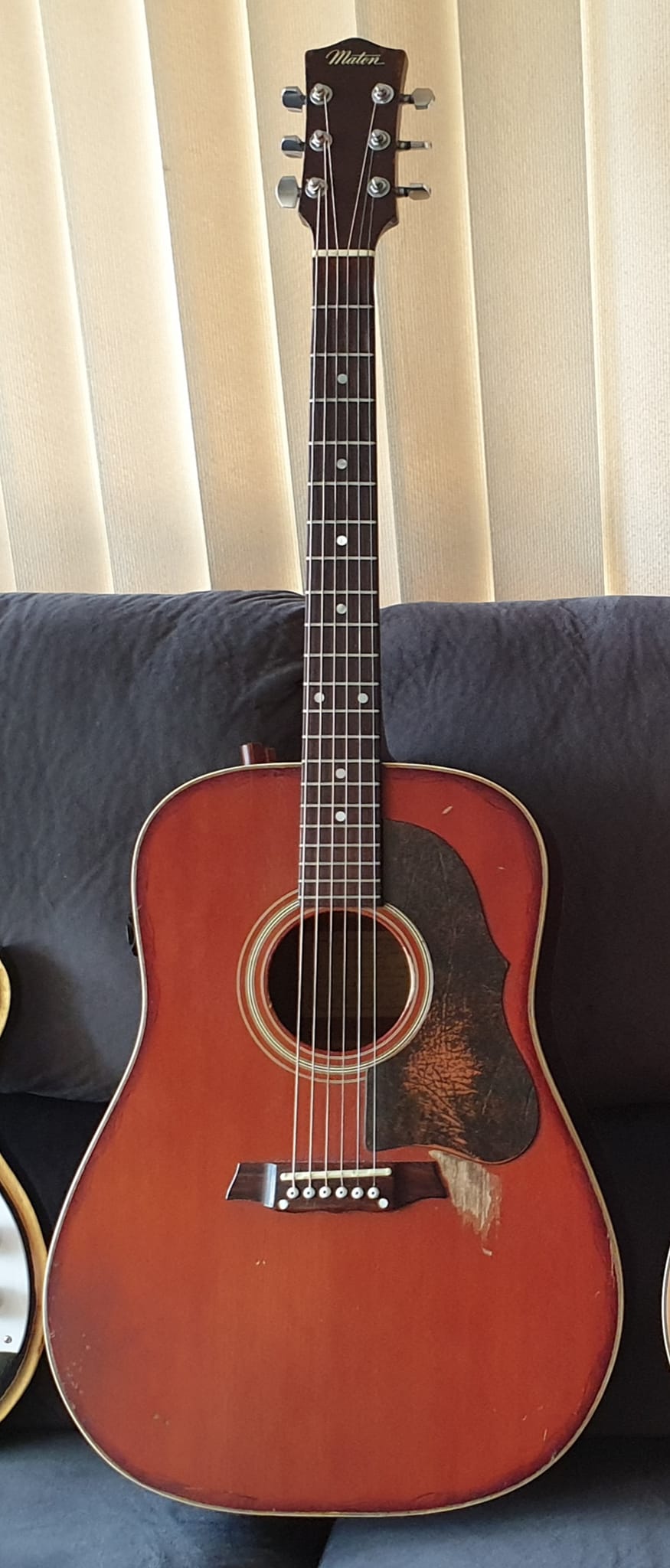 Maton guitar collection including Coolibah and MS1100