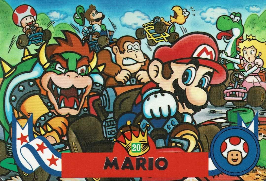 Super #MarioKart Carddass (1993).🏎️