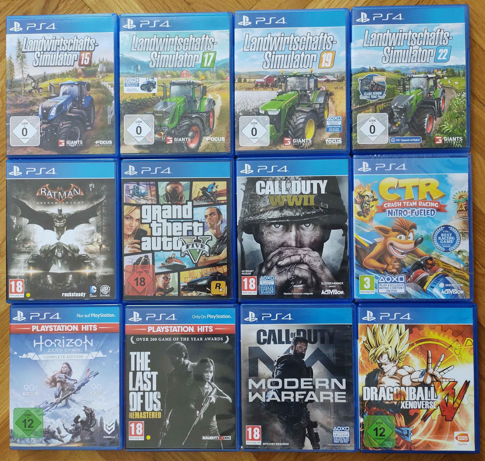 The Last Of Us PS4 - 10 Eura - Horizon Zero Dawn PS4 - 10 Eura
