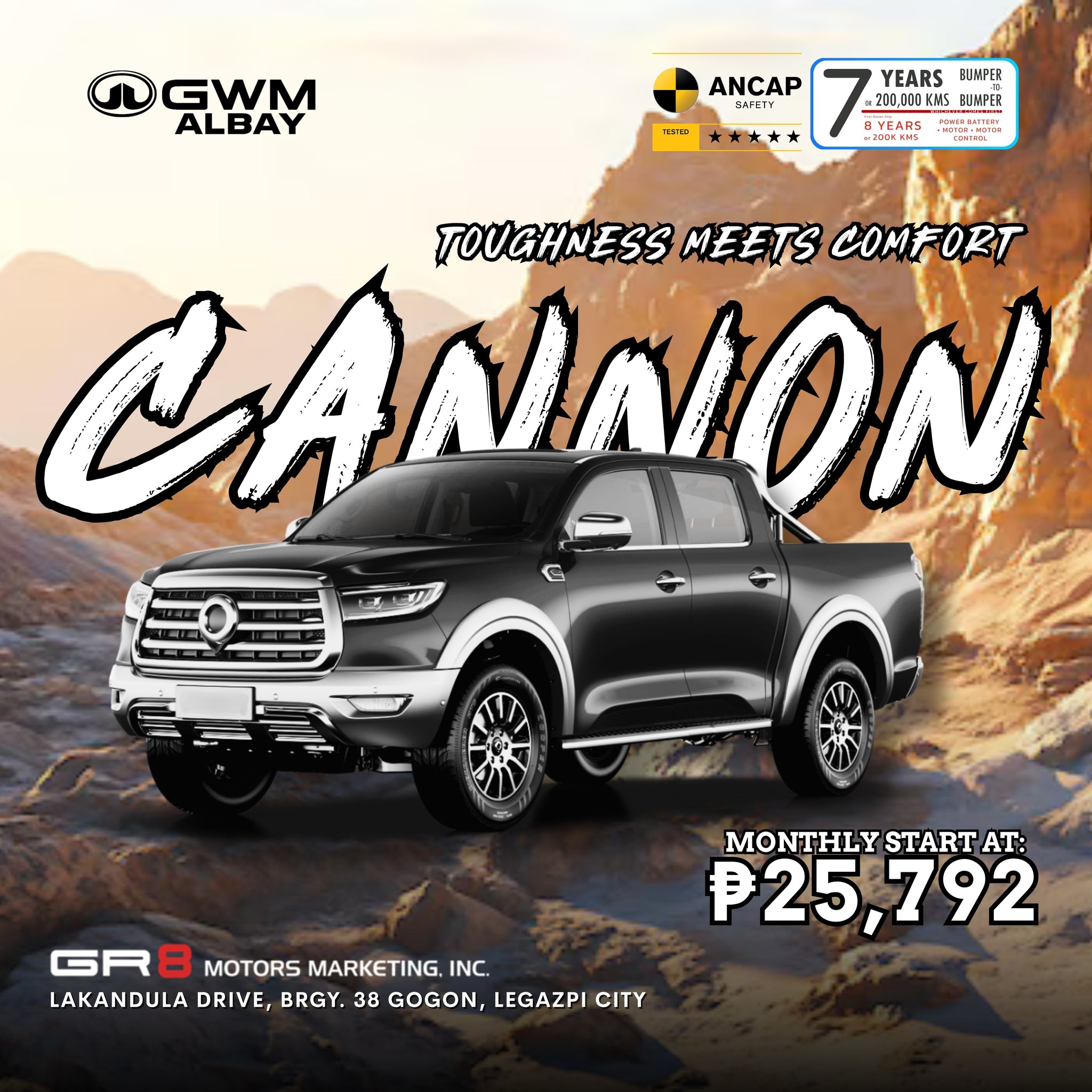 GWM - Built to Conquer. Engineered to Impress. Meet the GWM CANNON. The ...