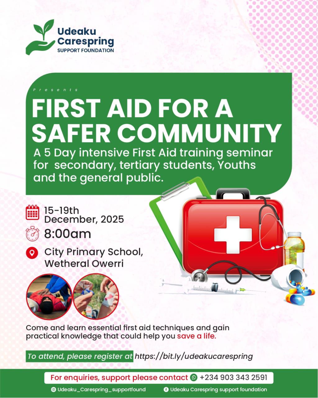 First Aid for a Safer Community
