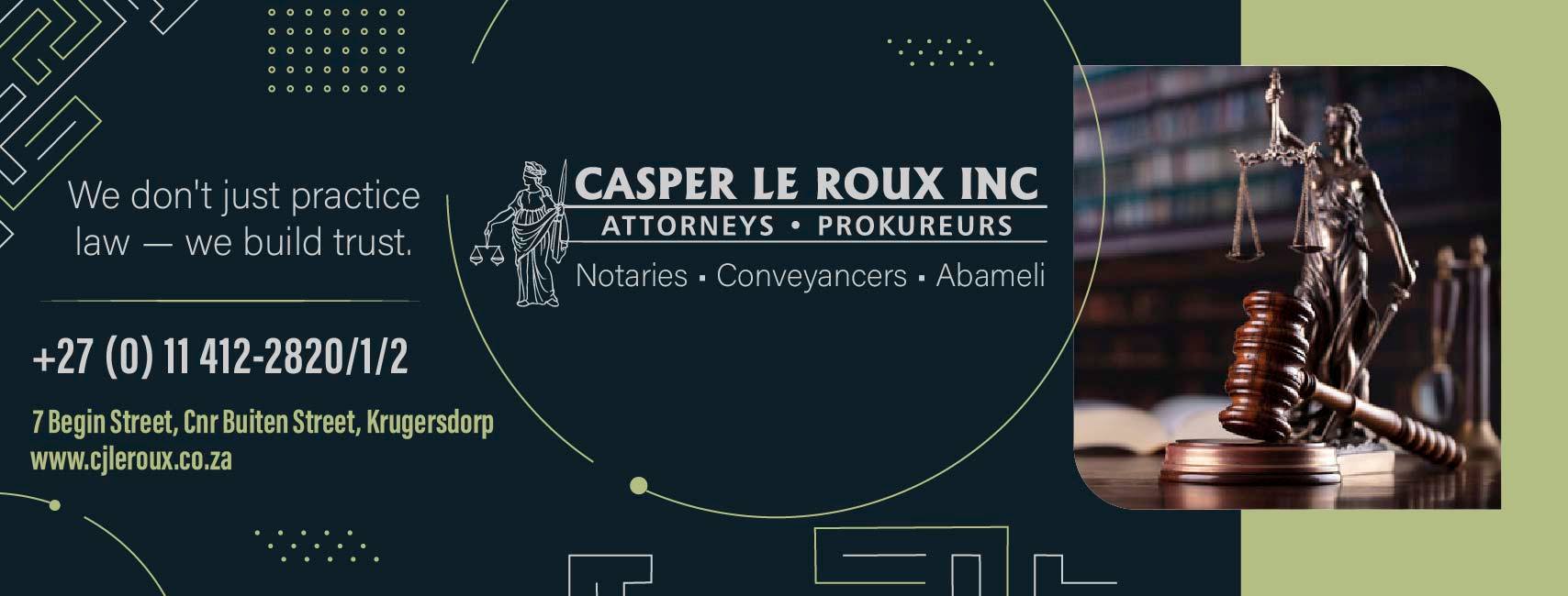 Casper Le Roux Inc Attorney's