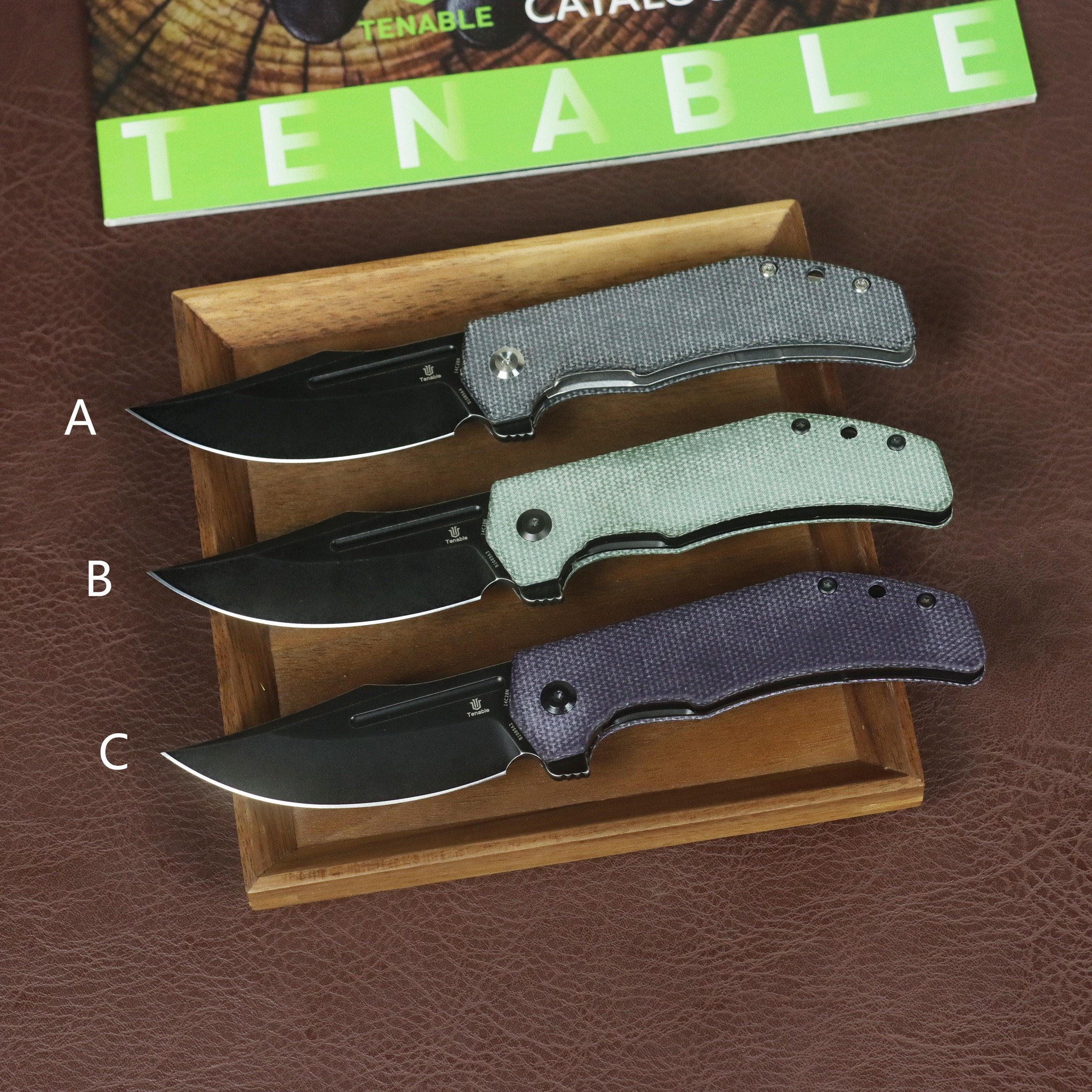 Tenable Cutlery - 🎯 Orion Micarta– Which color would you... | Facebook