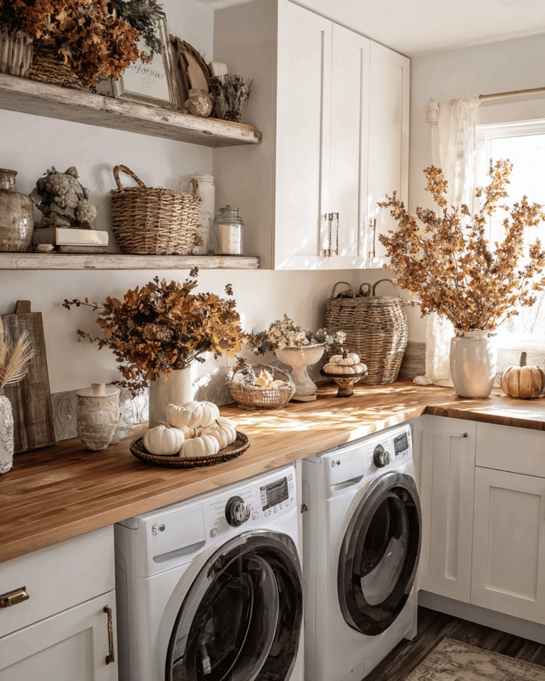 NikkiAnne - bringing autumn warmth into the laundry room with dried ...