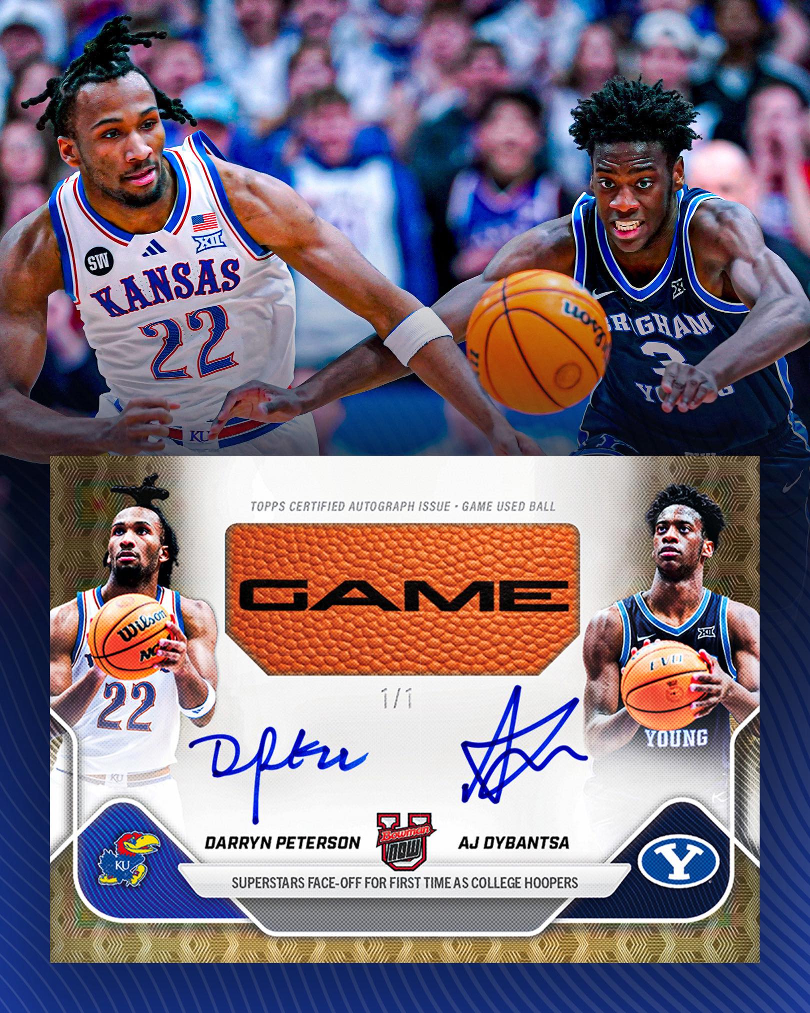 ToppsHoops - Darryn Peterson and AJ Dybantsa, two of the top 