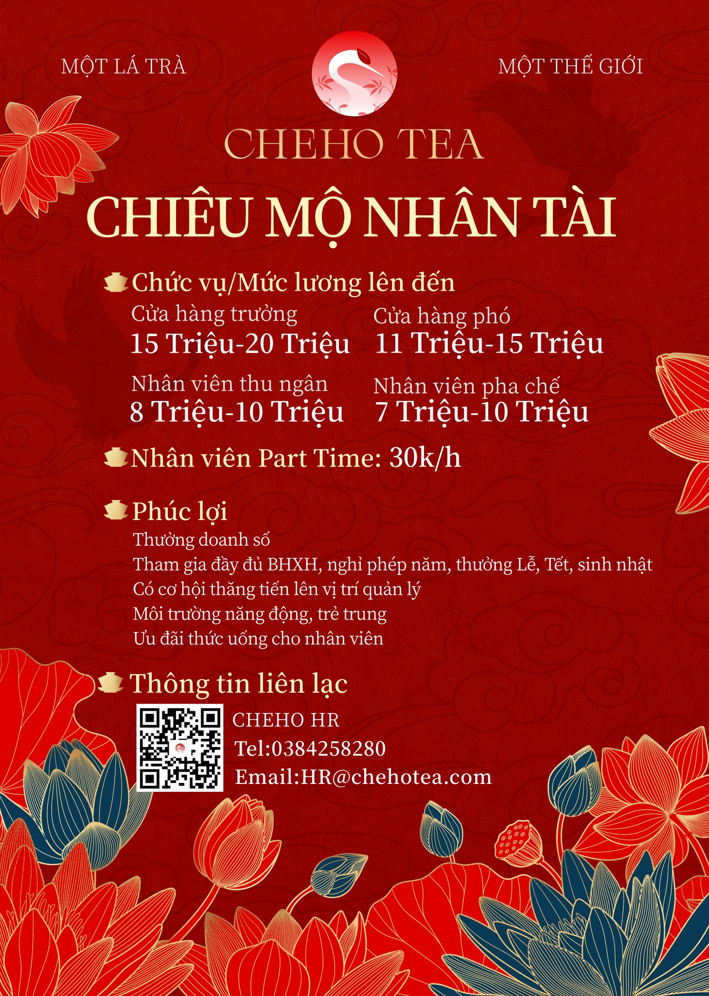 CHEHO TEA TUYỂN DỤNG | Ho Chi Minh City