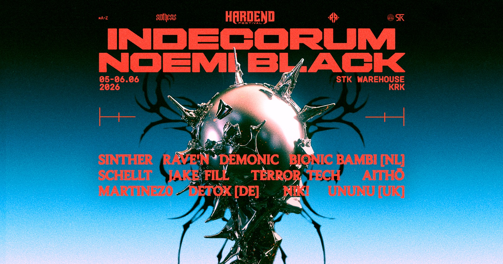 HARDEND 2 DNI INDOOR FESTIVAL HARD TECHNO!😈