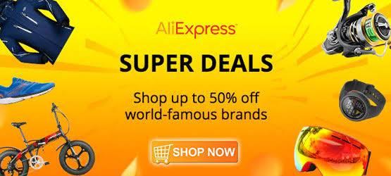 AliExpress SUPER DEALS Shop up to 50% off world-famous brands | Facebook