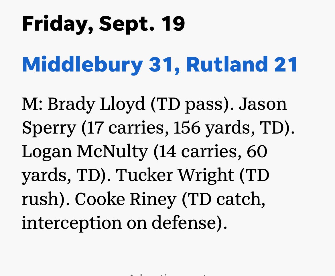 Middlebury Tiger Football... - Middlebury Tiger Football