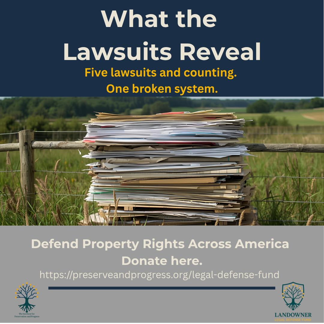 Stop - Five groups of landowners have now been sued for asking a ...