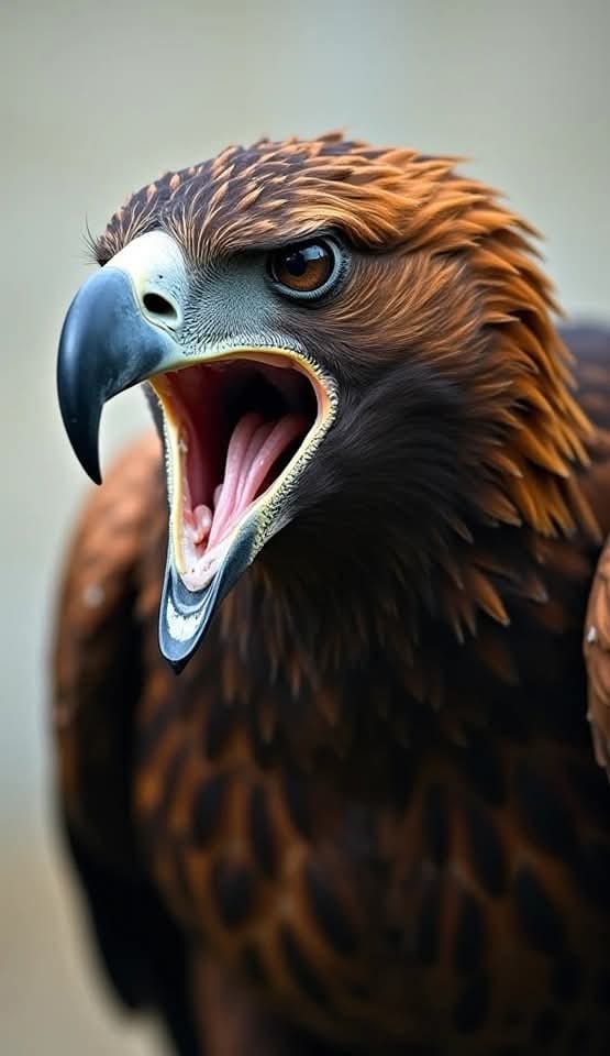 Even though this amazing eagle is not able to be released into the