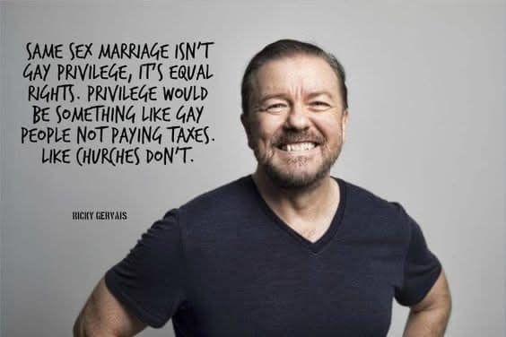 RSK Clips - 🗣️ Ricky Gervais on gay marriage | Facebook