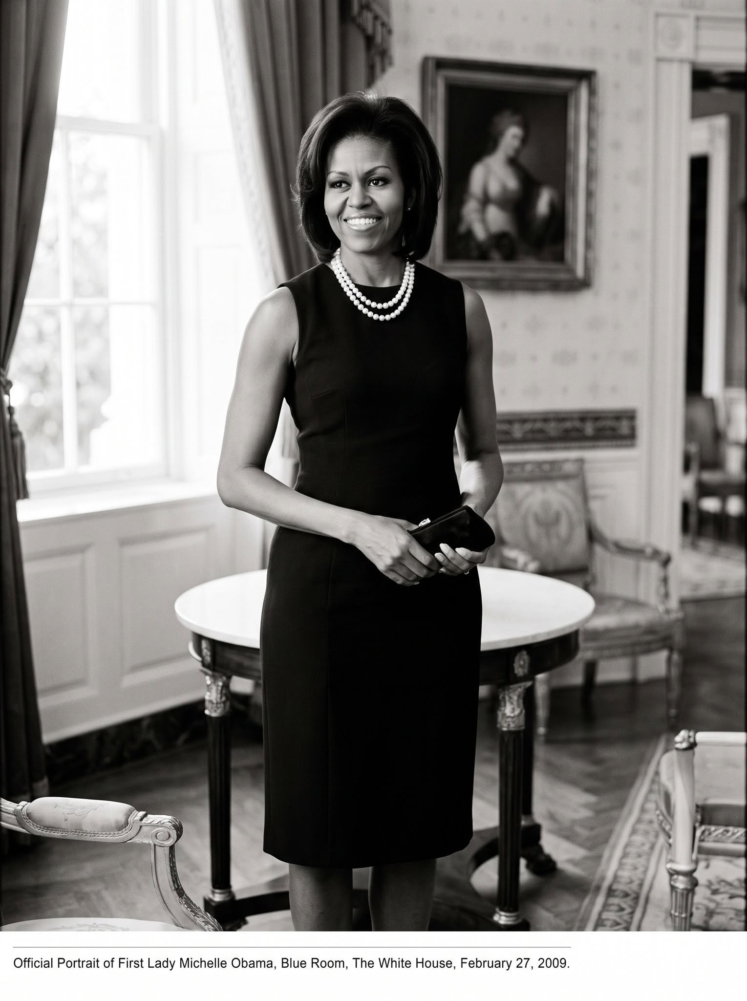 Michelle Obama's sleeveless black dress redefines first lady tradition