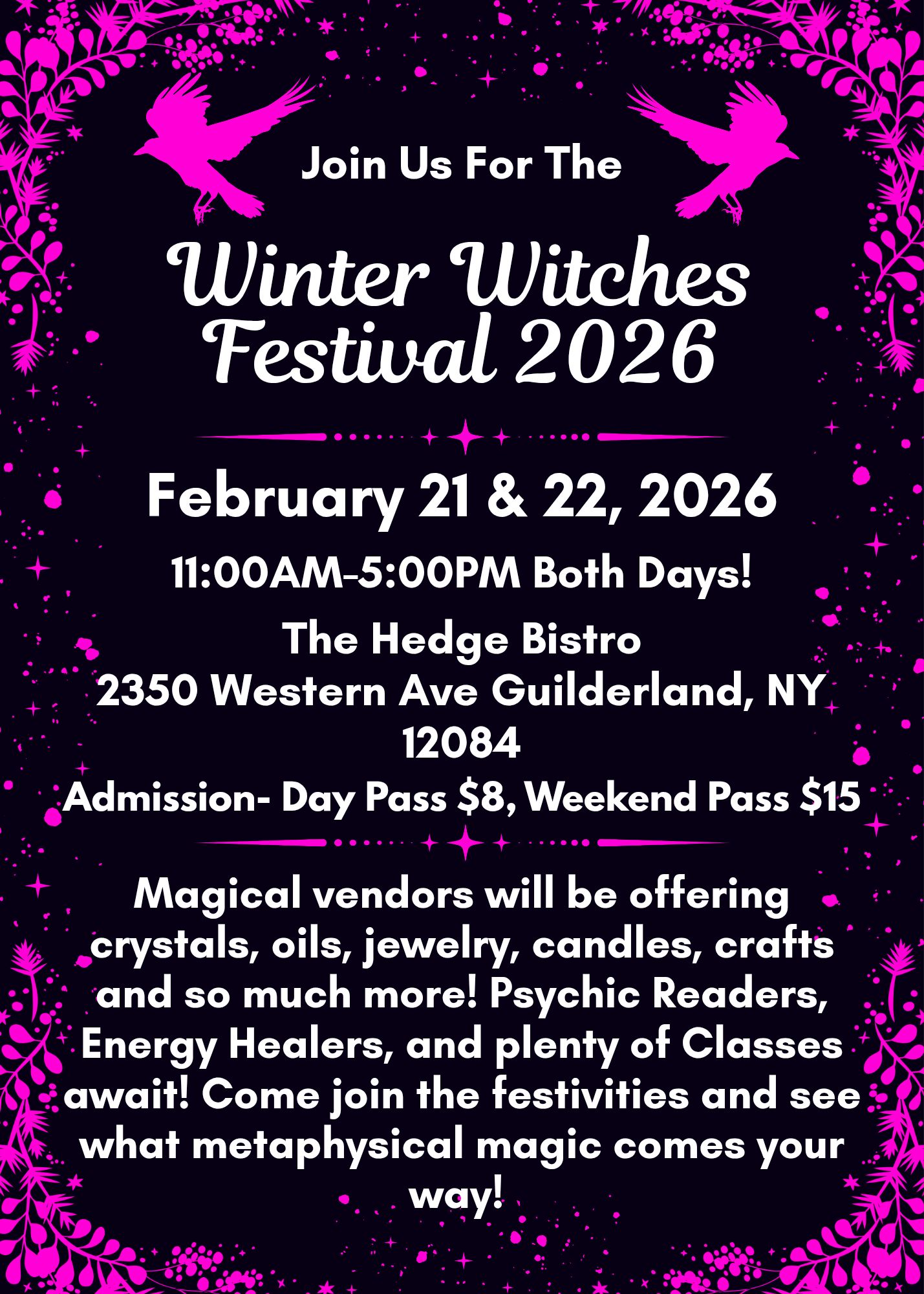 Get ready for a magical... - Capital Region Witches Festivals | Facebook