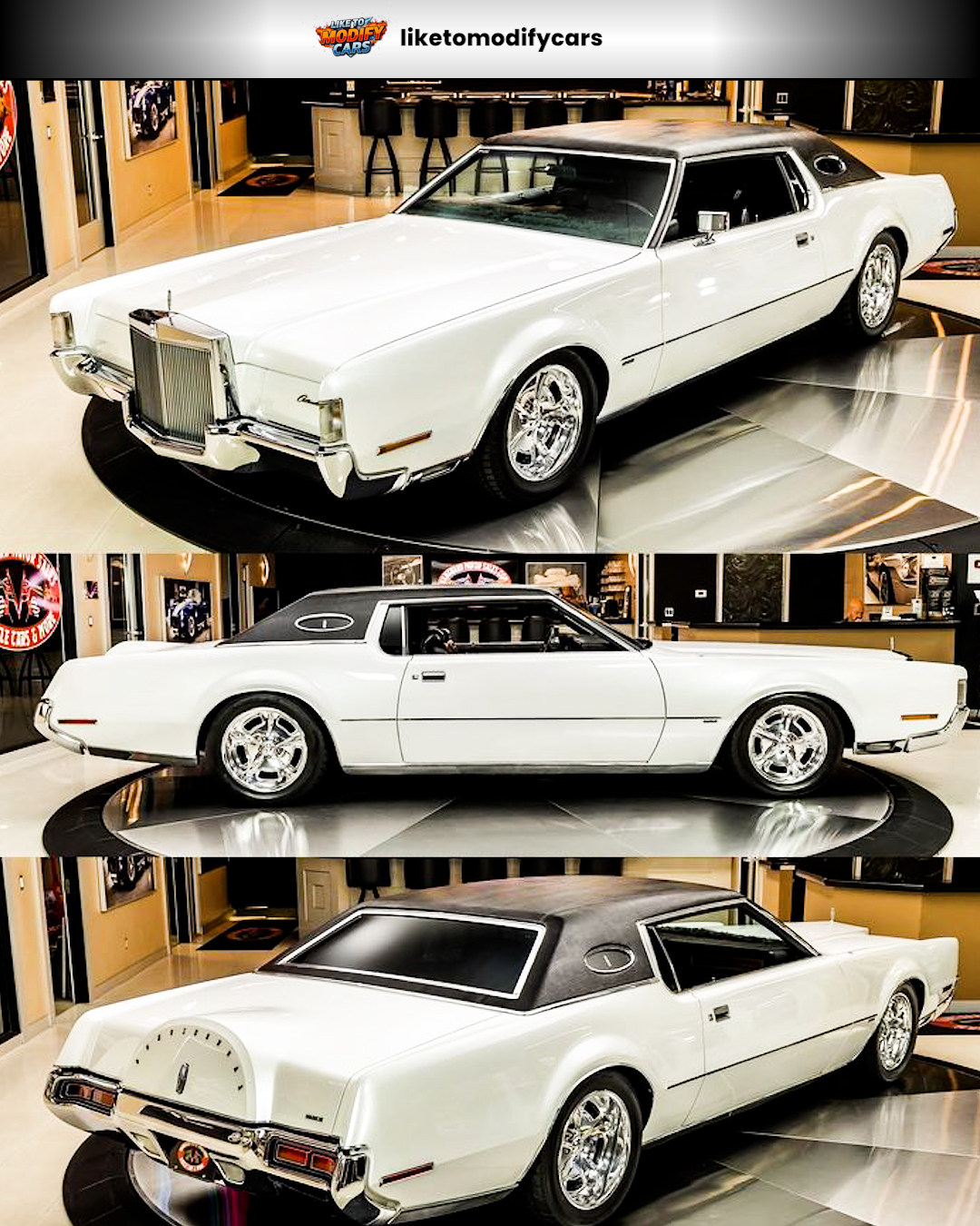 Liketomodifycars - The 1972 Lincoln Continental Mark IV was a large ...