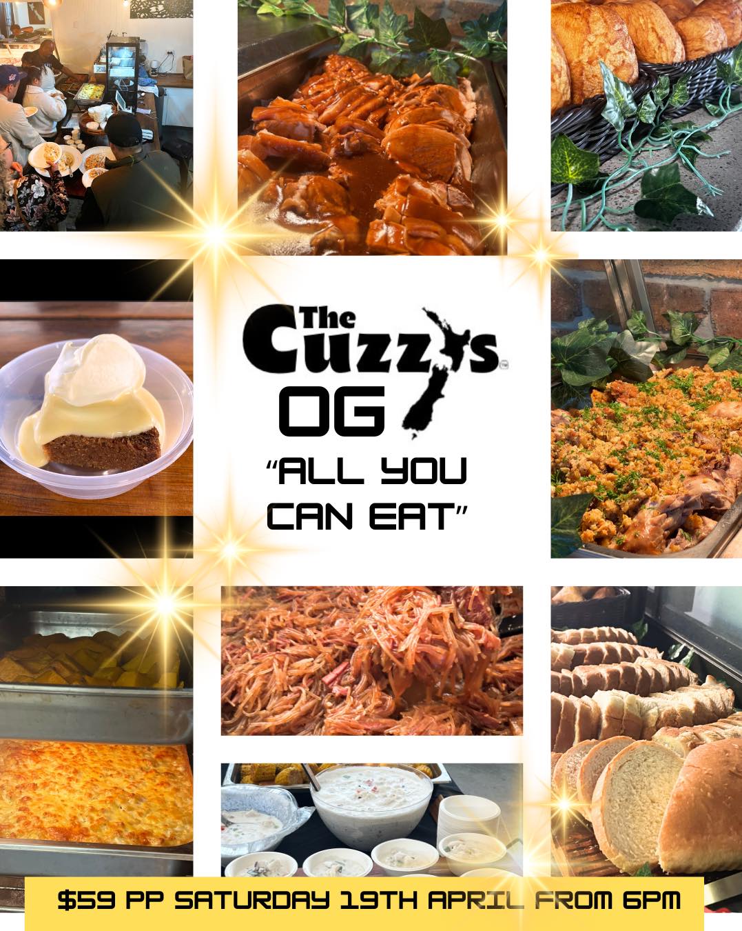 The Cuzzy's - Our WELCOME BACK BUFFET was SO good !! Intimate but ...