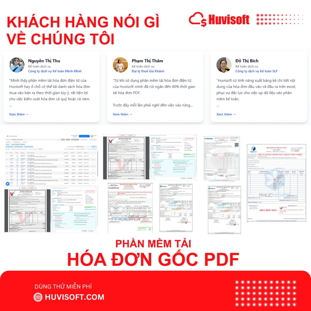 Phần mềm Tra cứu hóa đơn Huvisoft | Hanoi