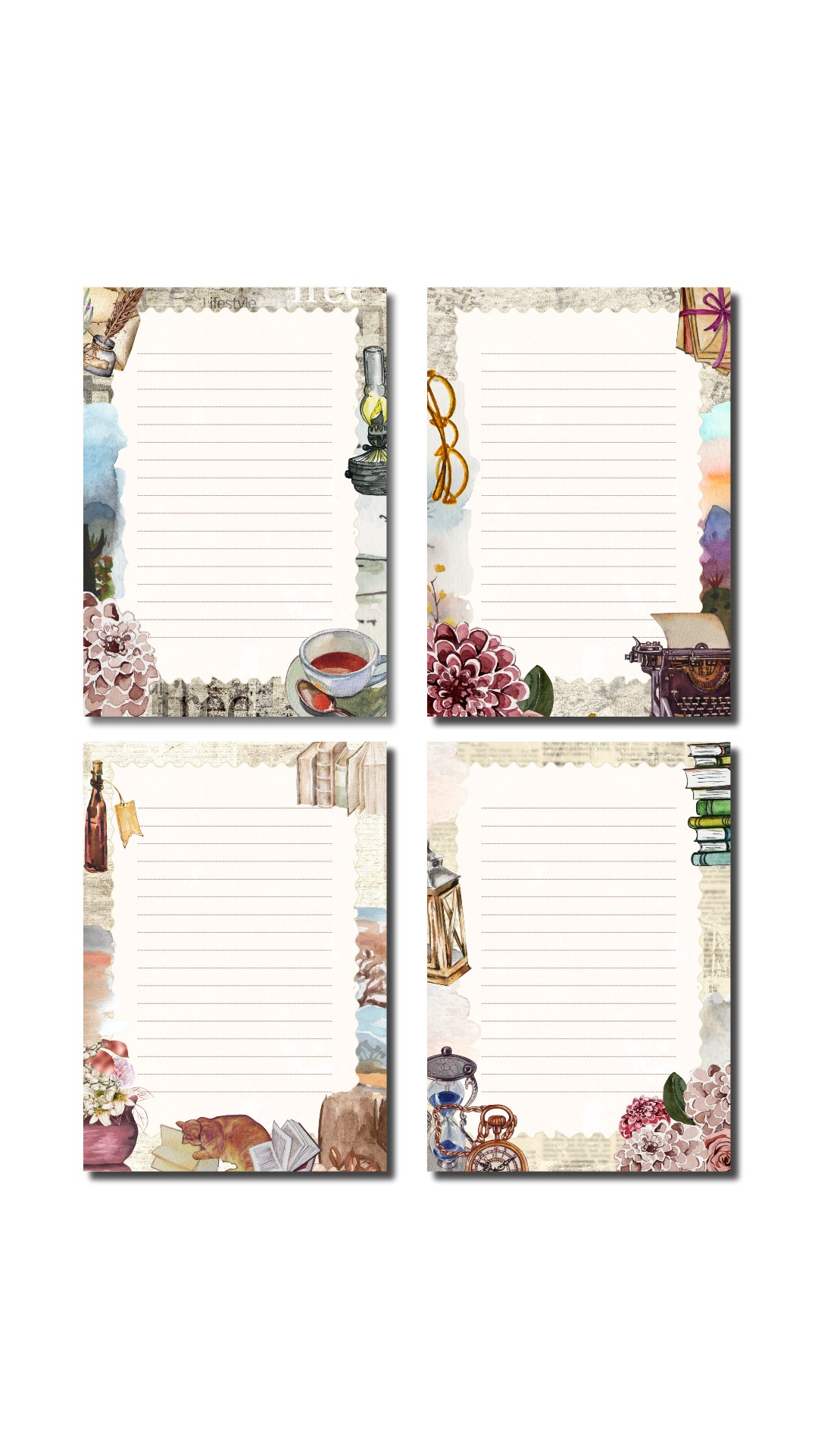 EizeiDigitals - 📖 A timeless piece for your desk! This Vintage Notepad ...
