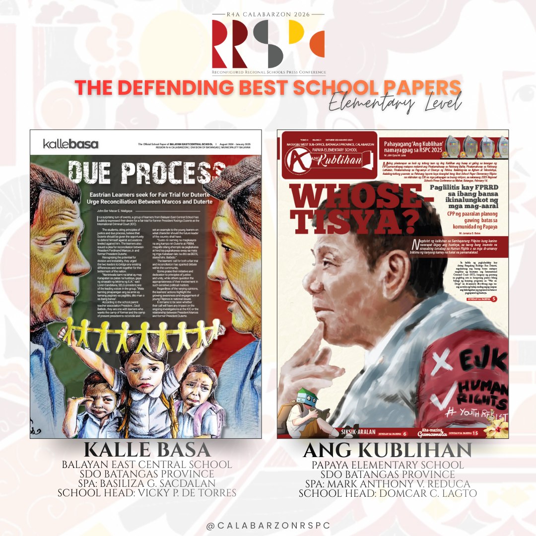 Calabarzon RSPC - 𝐓𝐡𝐞 𝐆𝐨𝐥𝐝 𝐒𝐭𝐚𝐧𝐝𝐚𝐫𝐝 𝐨𝐟 𝐂𝐚𝐦𝐩𝐮𝐬 𝐉𝐨𝐮𝐫𝐧𝐚𝐥𝐢𝐬𝐦.... | Facebook