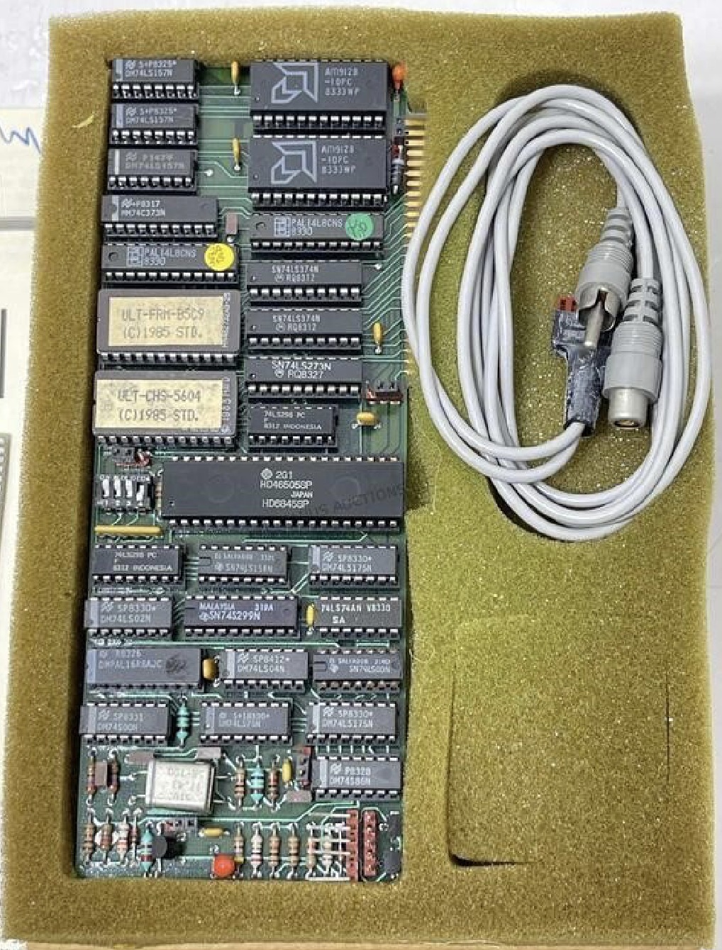 Does A2DVI 4.4 card support 80 columns without additional Videx card?