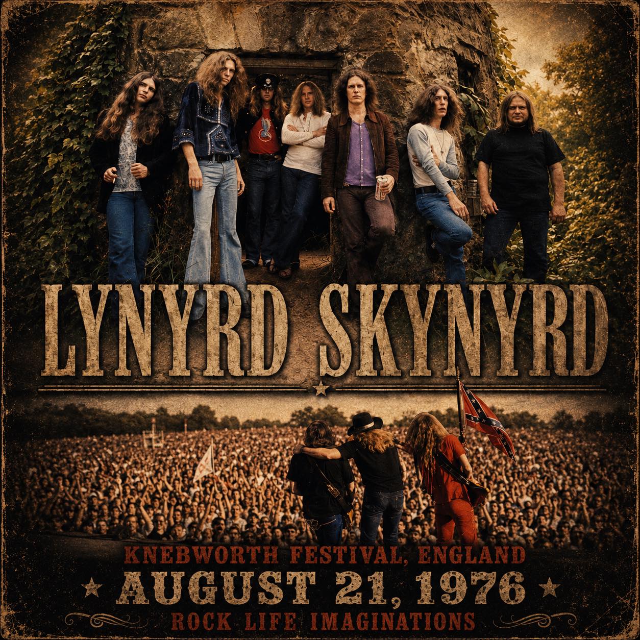 Lynyrd Skynyrd at Sheffield City Hall England 1977