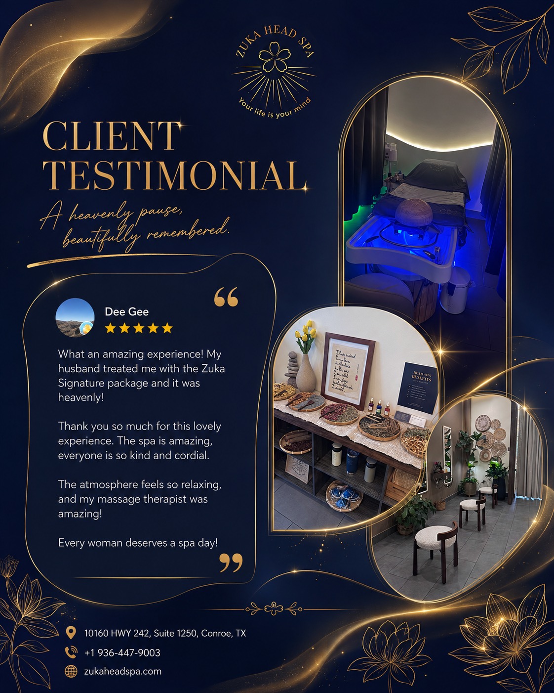 ZUKA HEAD SPA | Conroe TX