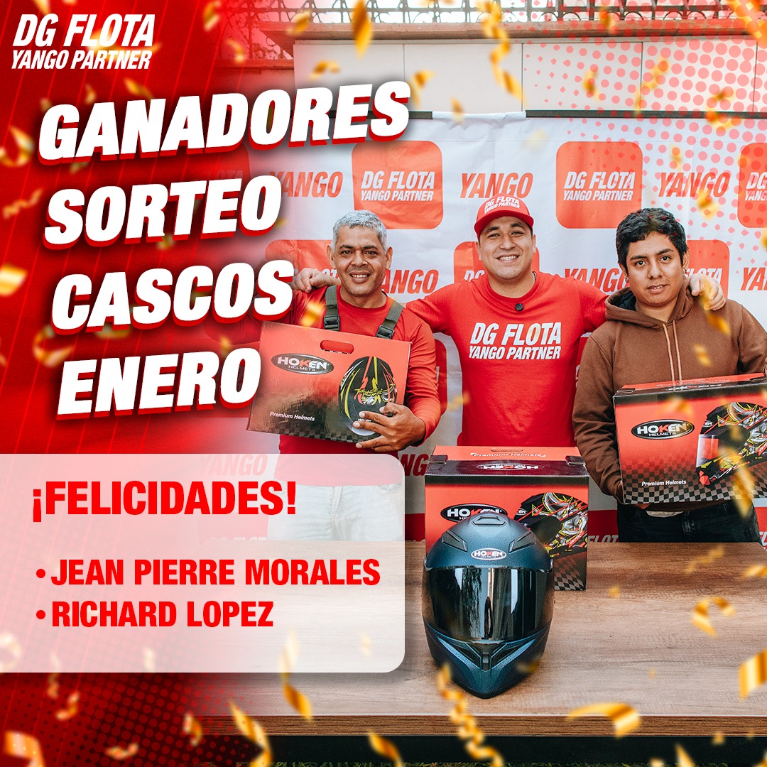 🏍️🎉 ¡Cascos entregados! 🎉🏍️ Ya... - DG Flota - Yango Partner | Facebook