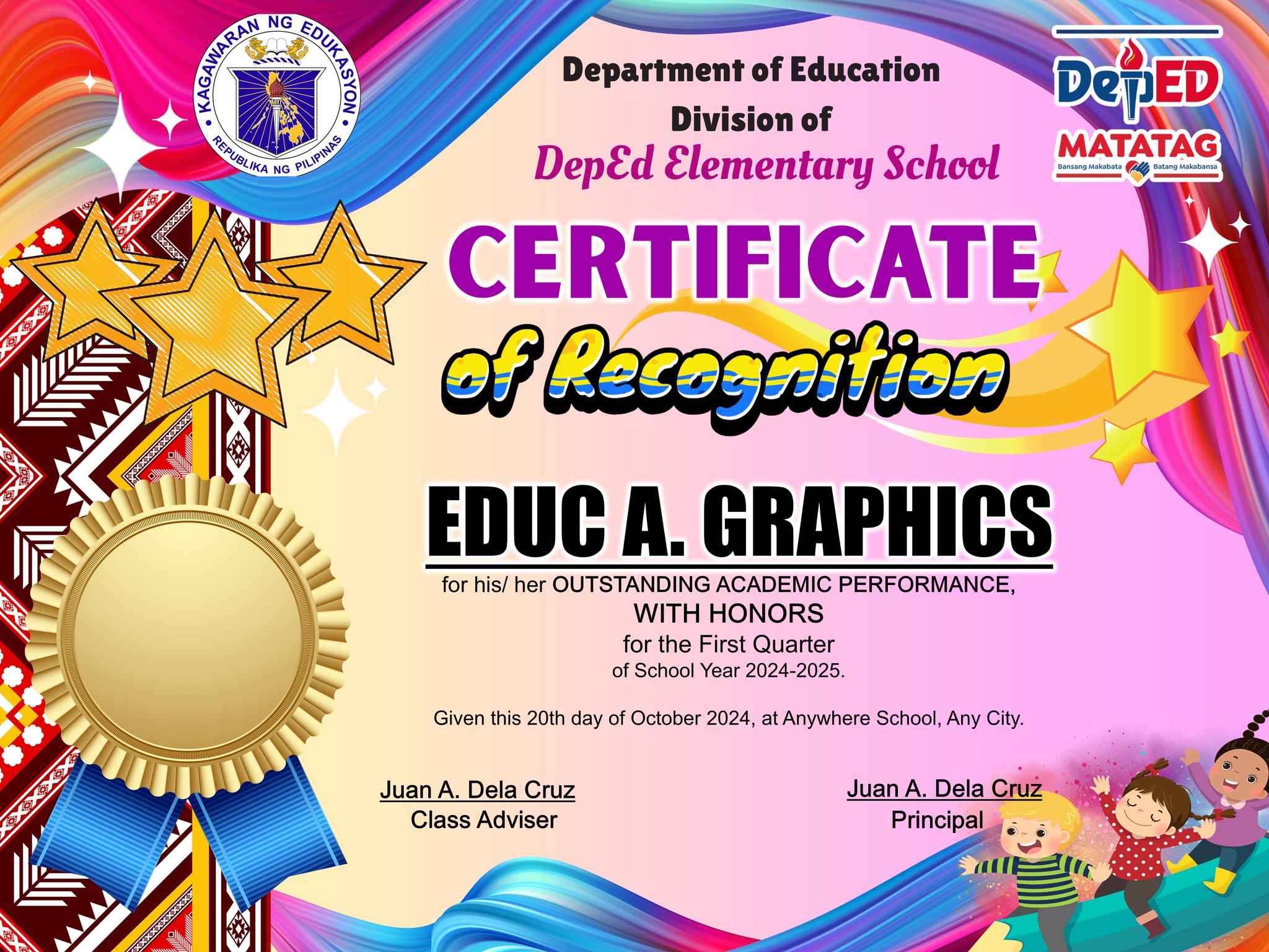 Educ.Graphics - 𝐂𝐄𝐑𝐓𝐈𝐅𝐈𝐂𝐀𝐓𝐄 𝐎𝐅 𝐑𝐄𝐂𝐎𝐆𝐍𝐈𝐓𝐈𝐎𝐍 for Academic... | Facebook
