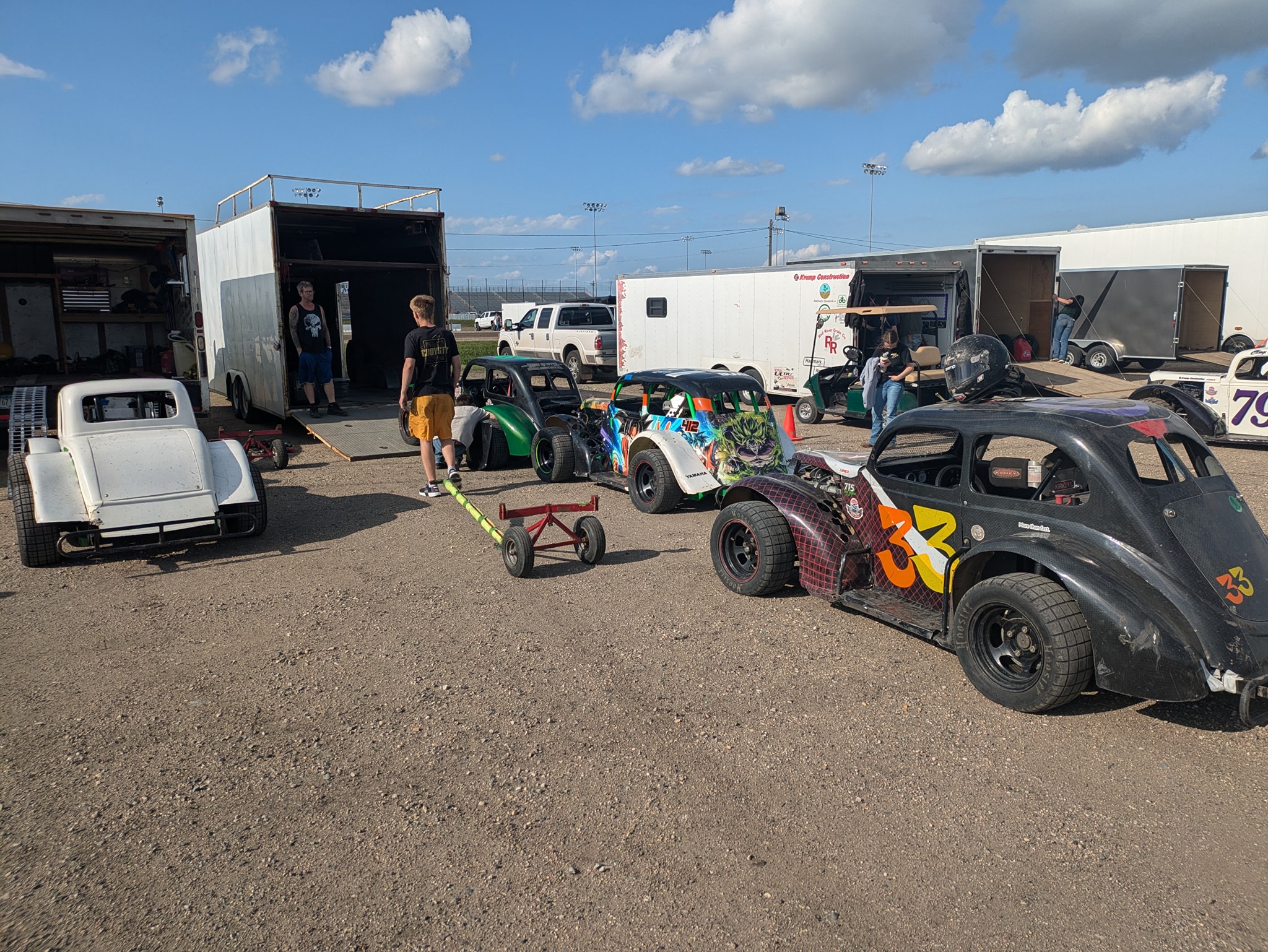 The team is here at Red River... - FnKy Farm Racing Team | Facebook