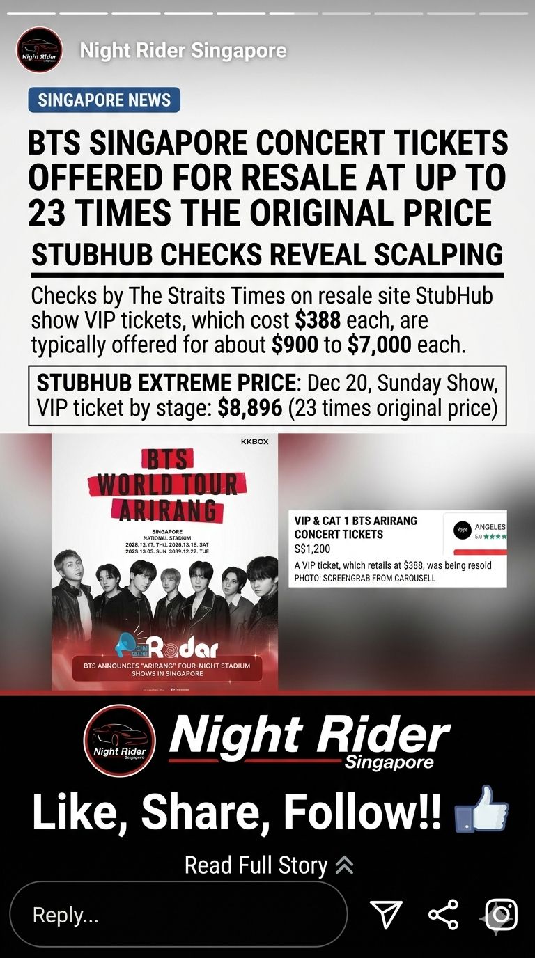 Where to find VIP tickets for Seventeen World Tour in Singapore?