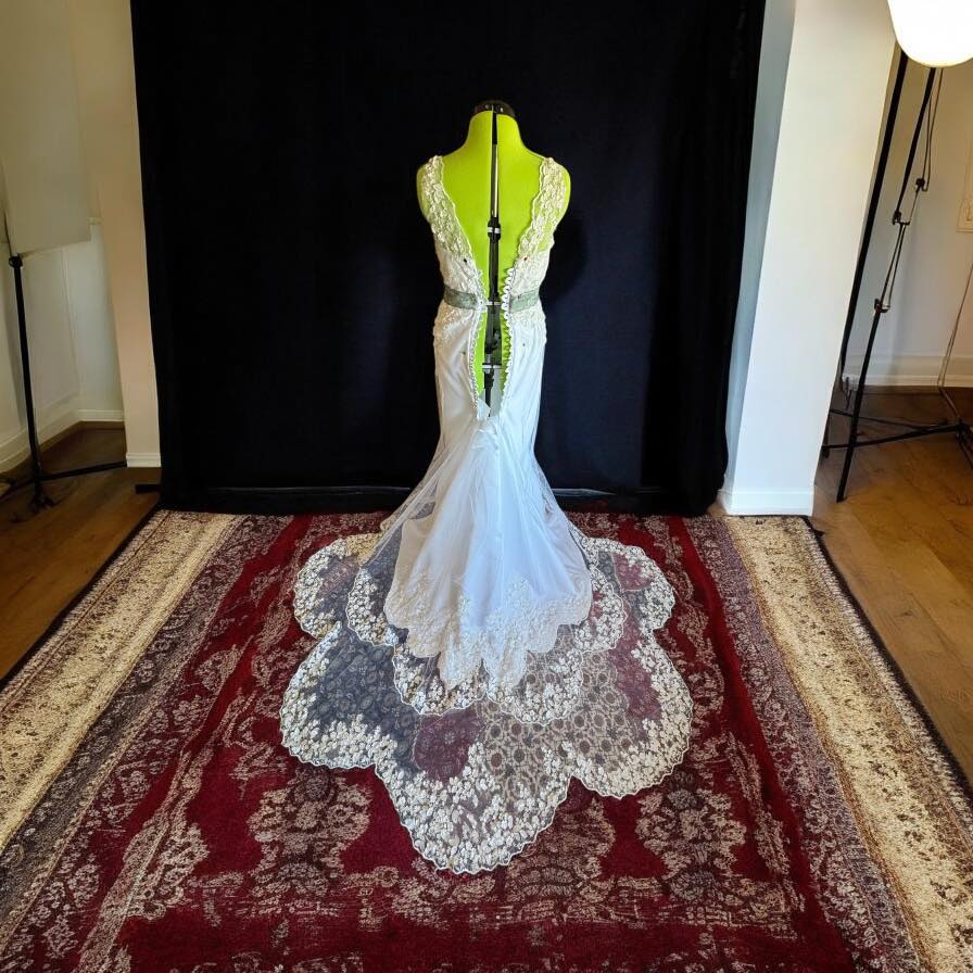 lace trim maxi dress Amanda in Navy THE dress for a Bridal Shower dresses for maid of honor Size:0-3M